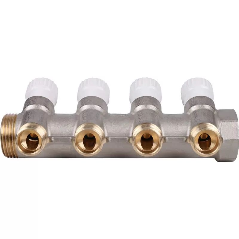 Коллектор Stout с регулировочными клапанами 1, 4 отвода 1/2 Коллектор Stout с регулировочными клапанами 1, 4 отвода 1/2