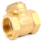 Обратный клапан горизонтальный лепестковый TIM 1 1/4 Обратный клапан горизонтальный лепестковый TIM 1 1/4