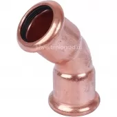 Отвод 45° 22 ВПр-ВПр 6041 Sanha, для медных труб прессовой