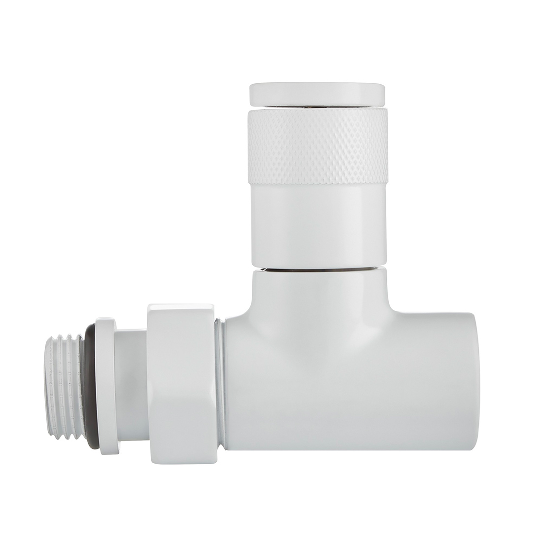 Набор дизайн-вентилей Royal Thermo PIANO 1/2 прямой (белый)