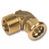 Угловой переход 22x3/4 ВПр-НР 8092G Sanha, для медных труб прессовой