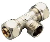 Обжимной тройник Tiemme НР 16x1/2x16