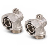 Набор нижнего подключения Royal Thermo угловой 3/4 раздельный