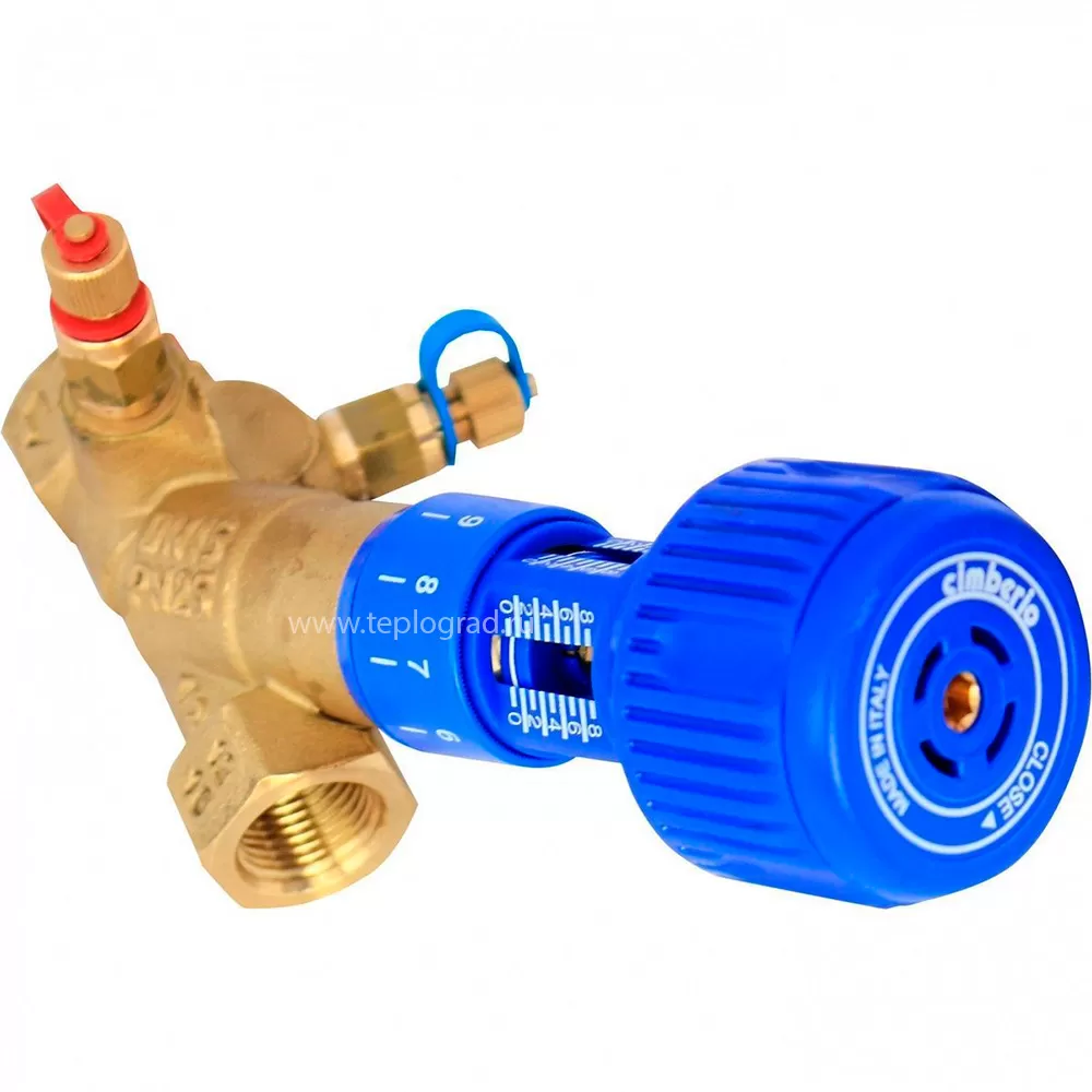 Балансировочный клапан Cimberio CIM 747OT 1 1/4 со встроенной диафрагмой Балансировочный клапан Cimberio CIM 747OT 1 1/4 со встроенной диафрагмой