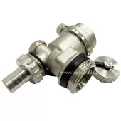 Регулируемый концевой фитинг TIM с дренажным вентилем и автоматическим воздухоотводчиком 1