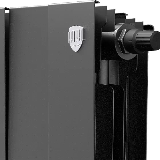 Биметаллический радиатор Royal Thermo PianoForte 300 Noir Sable VDR80 16 секций с нижним подключением