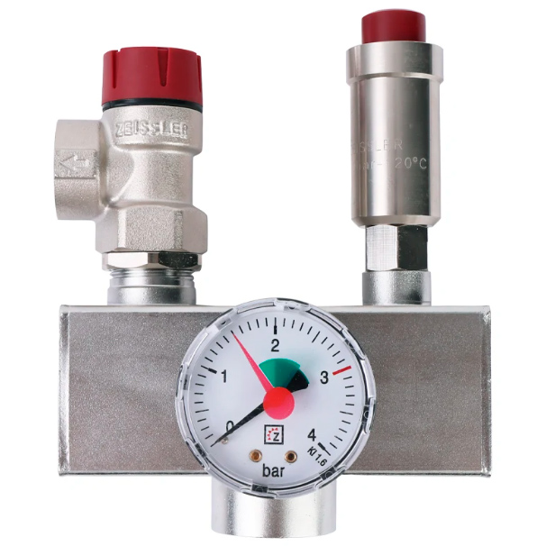 Группа безопасности котла Zeissler 1" сталь, до 50 кВт