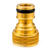 Штуцерный адаптер TIM 1/2 для быстросъема с внутренней резьбой из латуни Штуцерный адаптер TIM 1/2 для быстросъема с внутренней резьбой из латуни