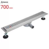 Душевой лоток TIM с фланцем свободного вращения (сухой + гидрозатвор) 700мм Душевой лоток TIM с фланцем свободного вращения (сухой + гидрозатвор) 700мм