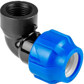 Отвод Valfex с внутренней резьбой 40х1 1/4 для ПНД труб компрессионный Отвод Valfex с внутренней резьбой 40х1 1/4 для ПНД труб компрессионный