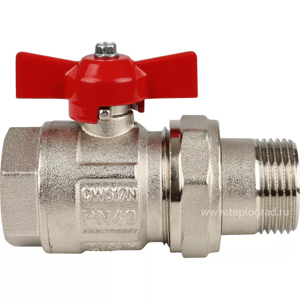 Шаровой кран Itap со сгоном НР-ВР Ideal 098 1