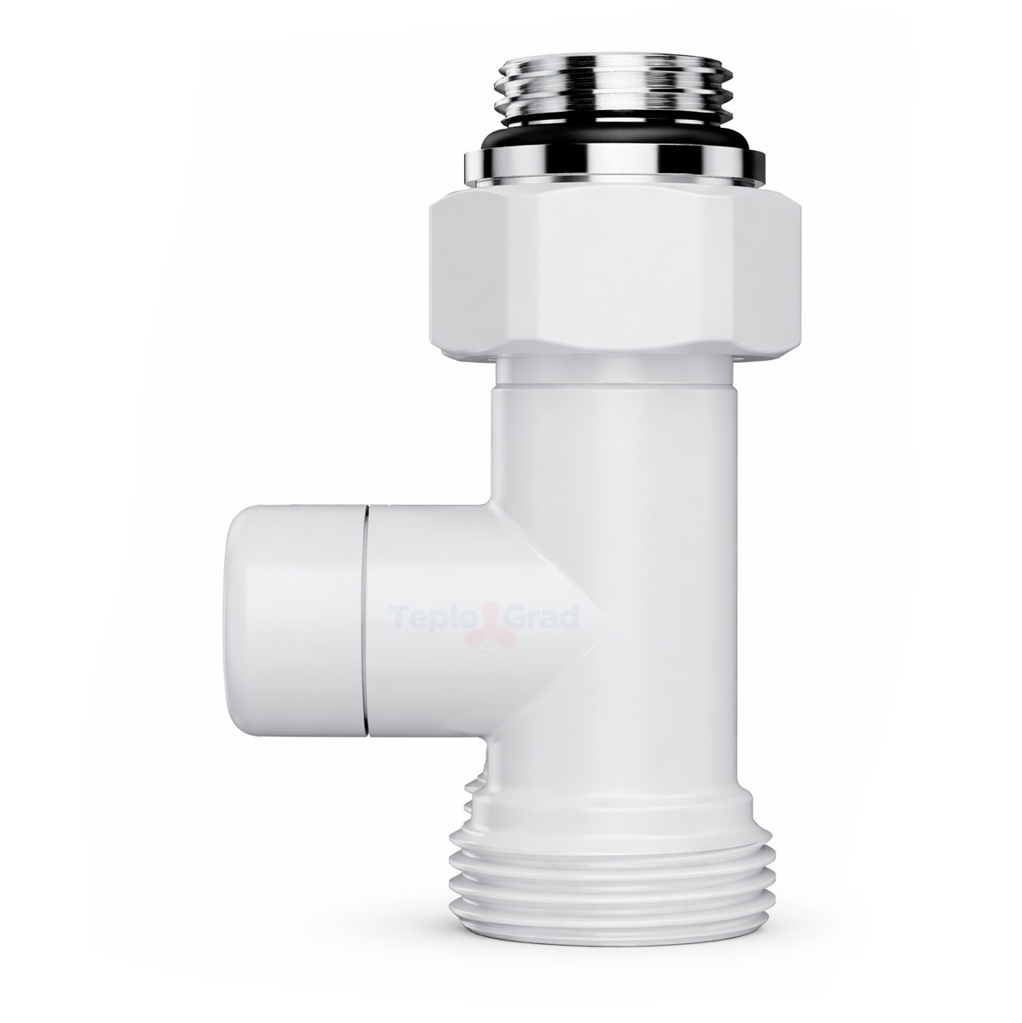 Узел нижнего подключения Royal Thermo Design прямой 1/2x3/4, белый