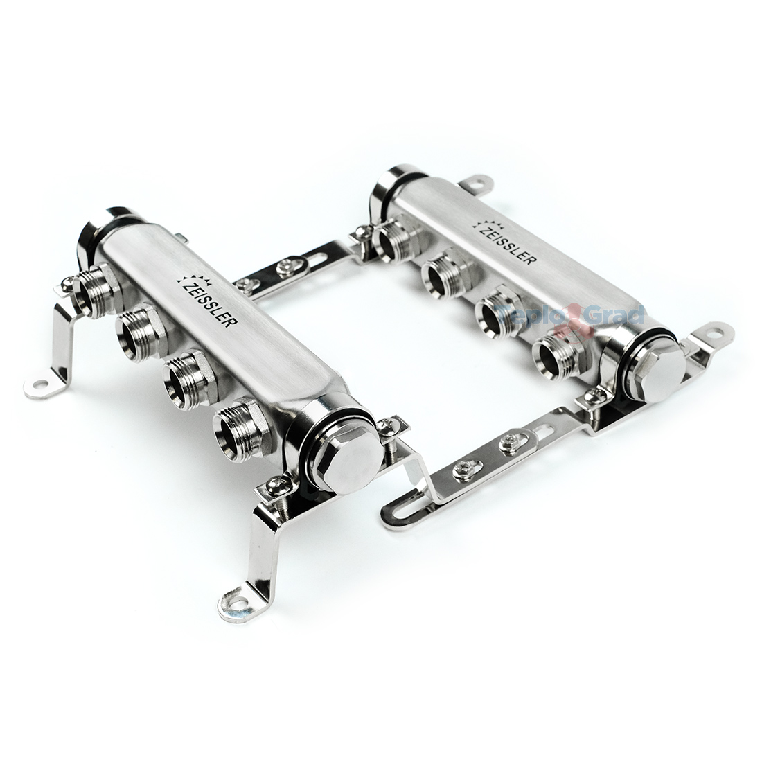 Коллектор Zeissler на 4 выхода без запорных клапанов