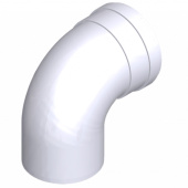 Отвод коаксиальный Termica 60/100 90°