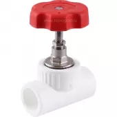 Вентиль 25 мм Kalde для полипропиленовых труб под сварку