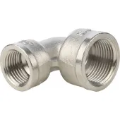Угольник 3/4x1/2 ВВ никелированный Stout