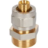 Переходник с наружной резьбой винтовой Stout 3/4x16