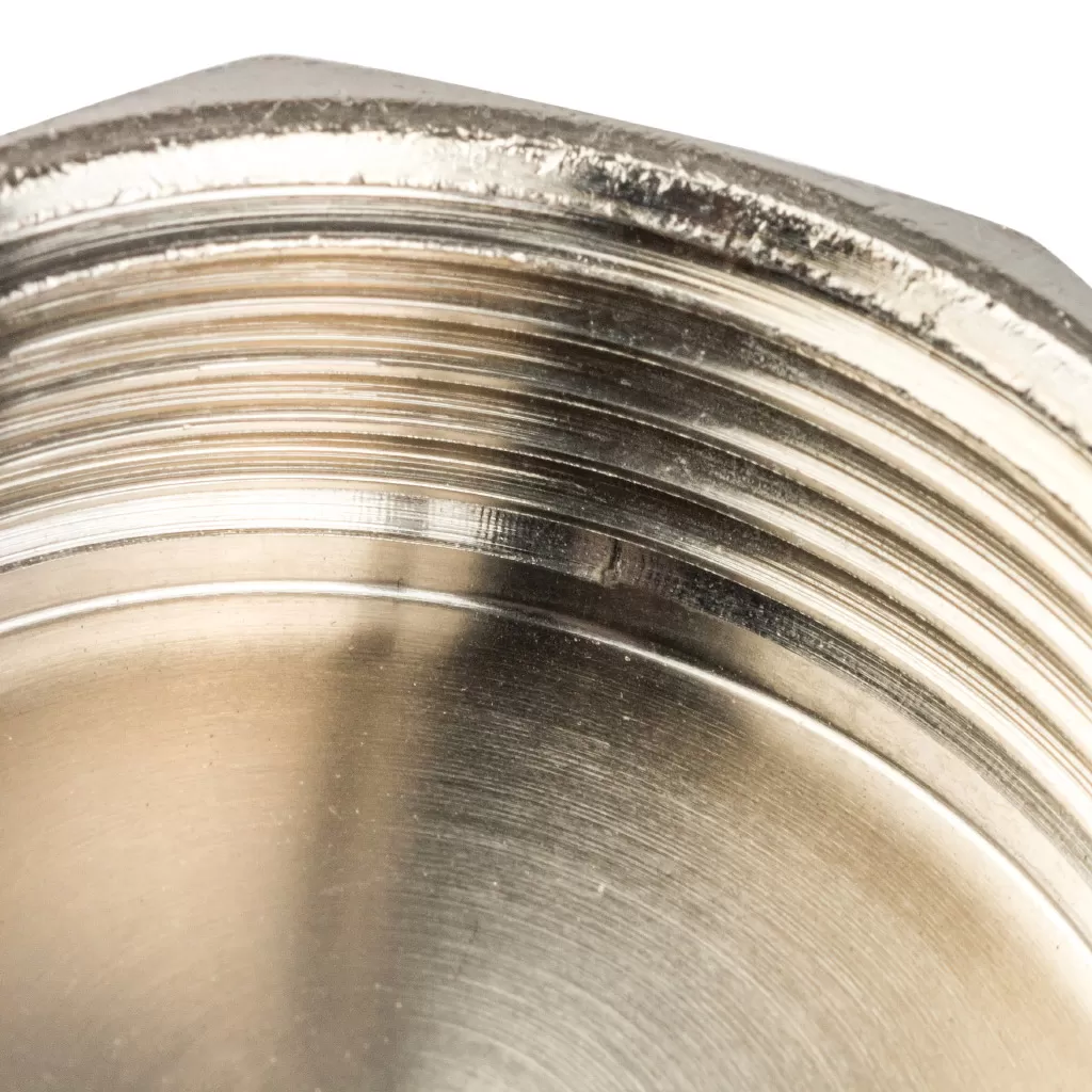 Заглушка 1 1/2 ВР никелированная Stout