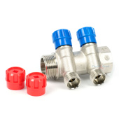 Коллектор Valfex регулирующий 1x1/2 на 2 выхода