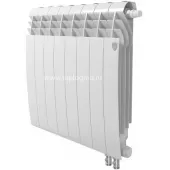 Биметаллический радиатор Royal Thermo BiLiner 500 Bianco Traffico VDR 8 секций с нижним подключением