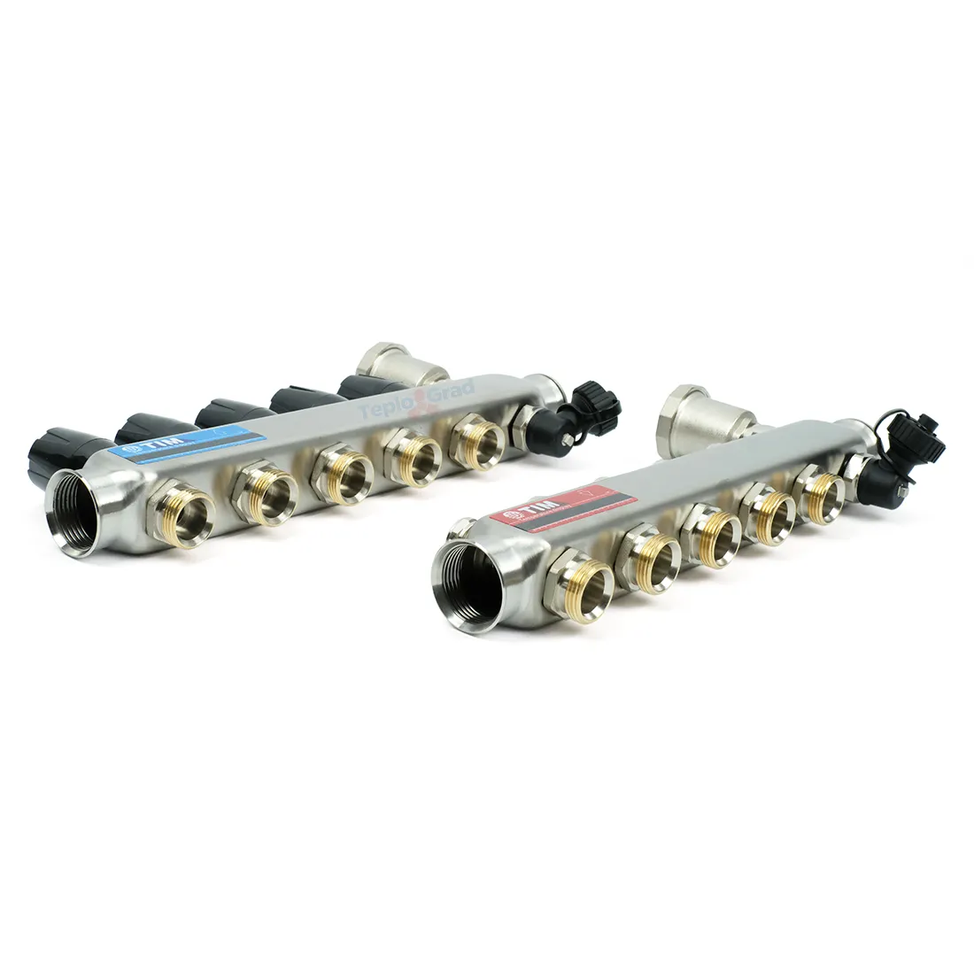 Коллектор TIM на 3 выхода из нержавеющей стали без расходомеров