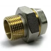 Американка прямая TIM 1 никелированная HJS044N