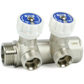 Коллектор c регулирующими вентилями TIM 1x3/4 - 2 выхода