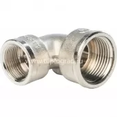 Угольник 1x3/4 ВВ никелированный Stout