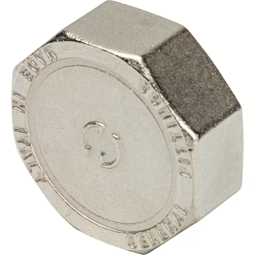 Заглушка 1 1/2 ВР никелированная Stout