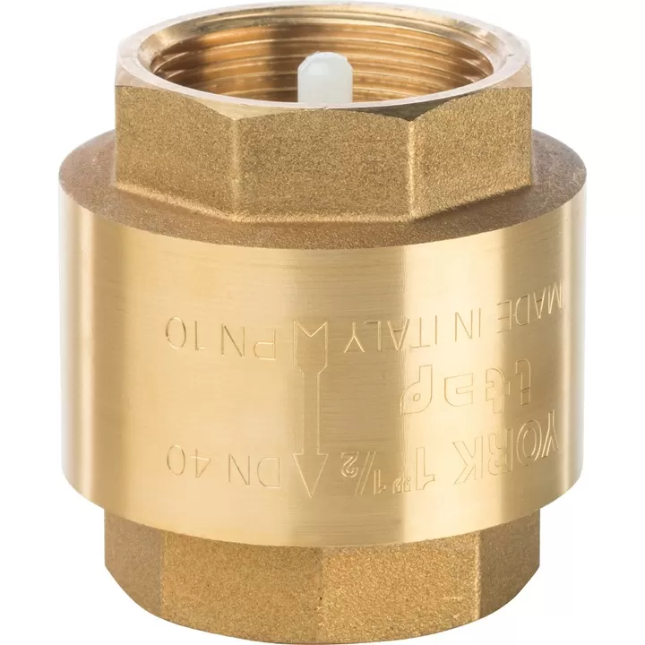 Обратный клапан Stout 1 1/2 с нейлоновым седлом Обратный клапан Stout 1 1/2 с нейлоновым седлом