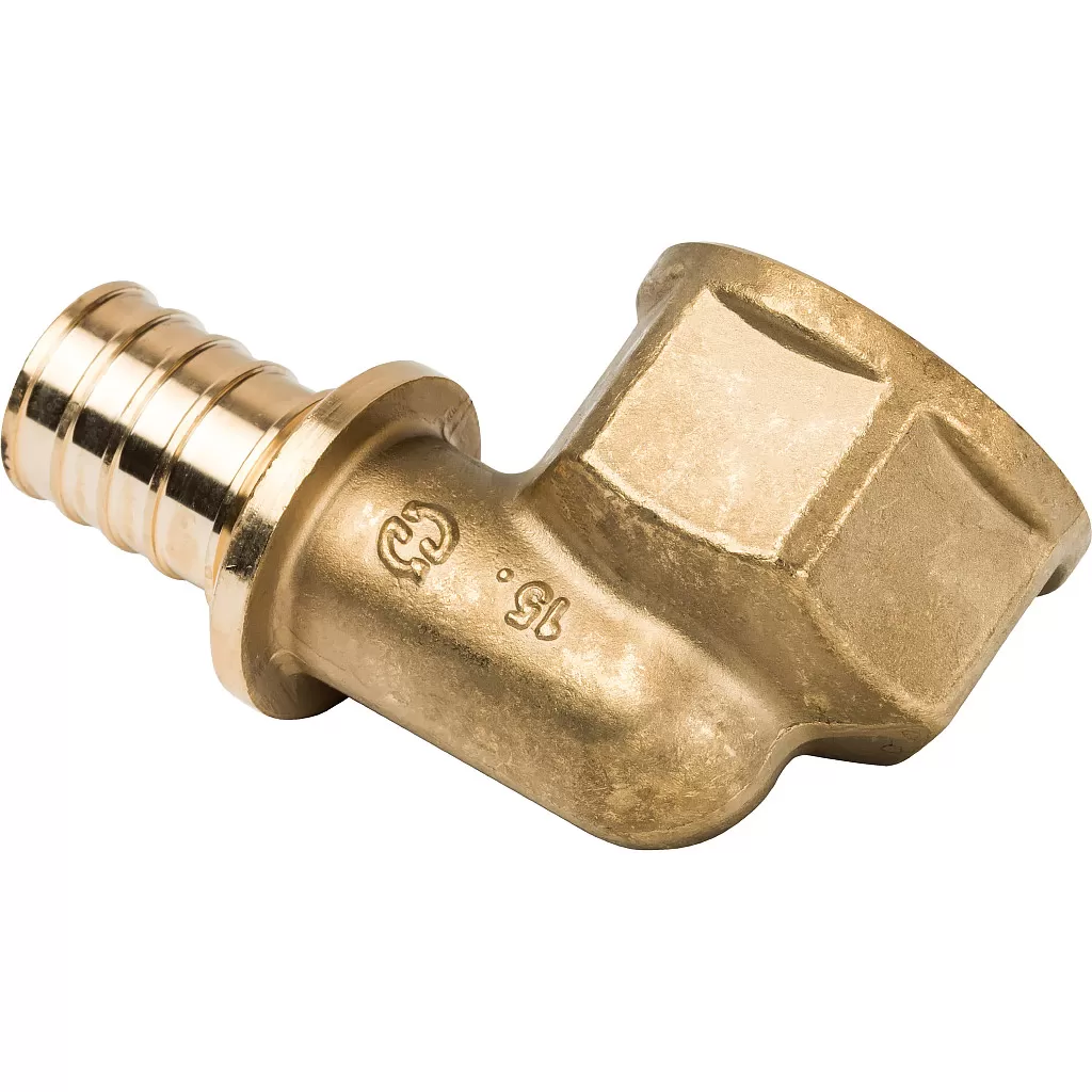 Угольник Stout ВР 25x3/4 для труб из сшитого полиэтилена