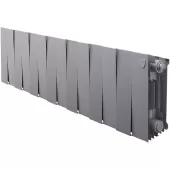 Биметаллический радиатор Royal Thermo PianoForte 200 Silver Satin 14 секций