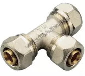 Обжимной тройник Tiemme 26x20x26