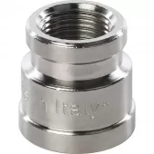 Муфта переходная 1/2x3/8 ВВ никелированная Stout