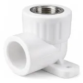 Угол с внутренней резьбой Valfex 20х1/2 с настенным креплением PP-R