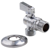 Кран шаровой угловой Valfex 1/2 НН для бытовой техники