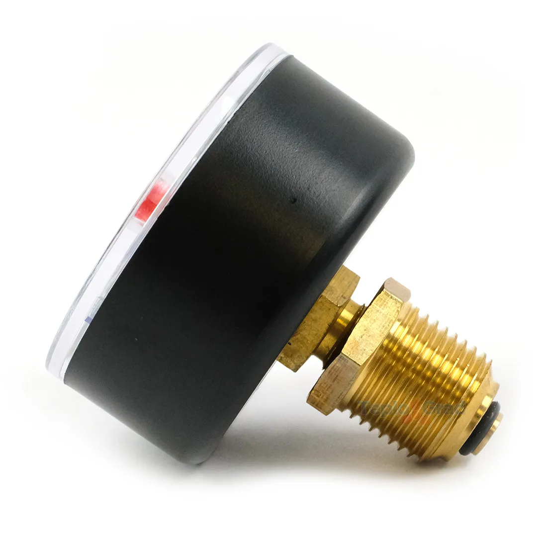 Термоманометр аксиальный TIM, корпус 63 мм, диапазон 0-10 бар, подключение 1/2 Y-63T-10