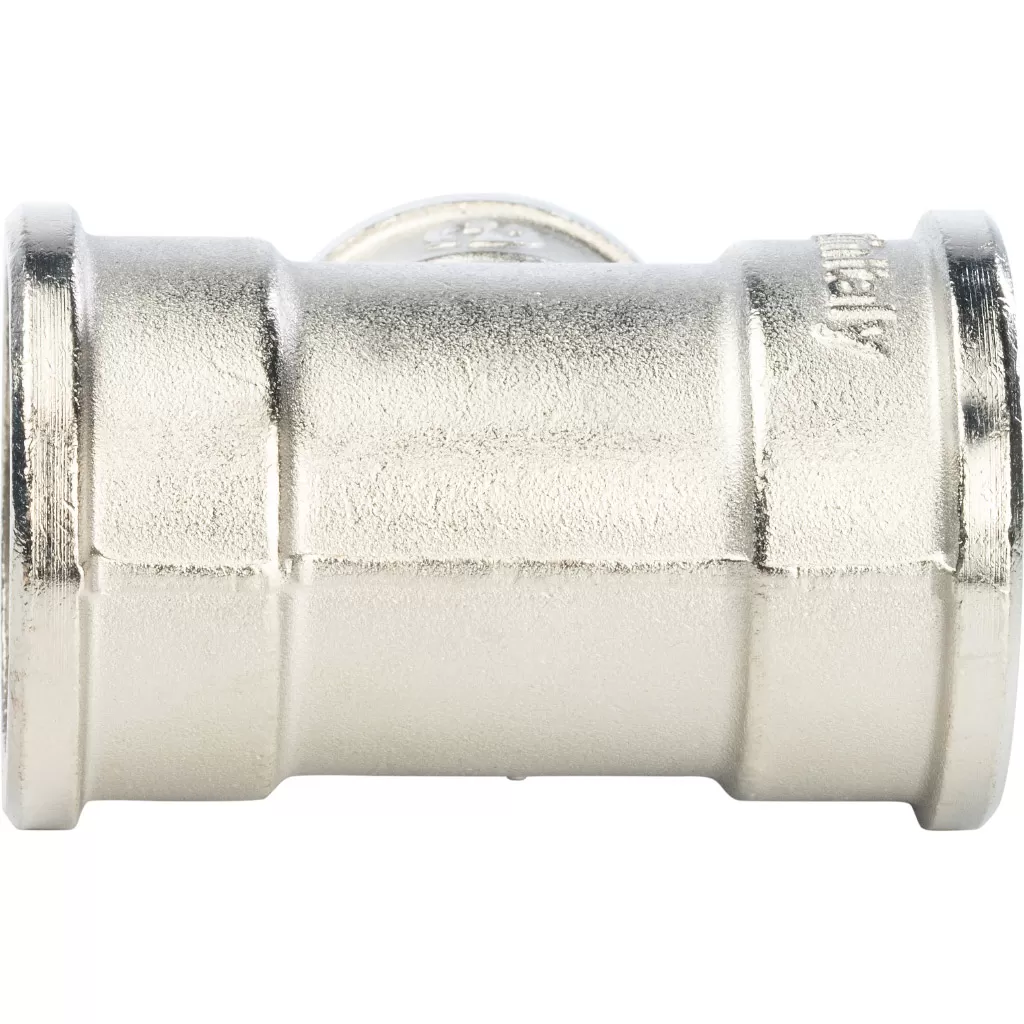 Тройник переходной 1x3/4x1 ВВ никелированный Stout