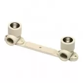 Комплект водорозеток на крепежной планке Wavin Ekoplastik 20x1/2 PP-R Комплект водорозеток на крепежной планке Wavin Ekoplastik 20x1/2 PP-R