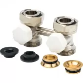 Блок для двухтрубной системы Luxor M 176 прямой Блок для двухтрубной системы Luxor M 176 прямой