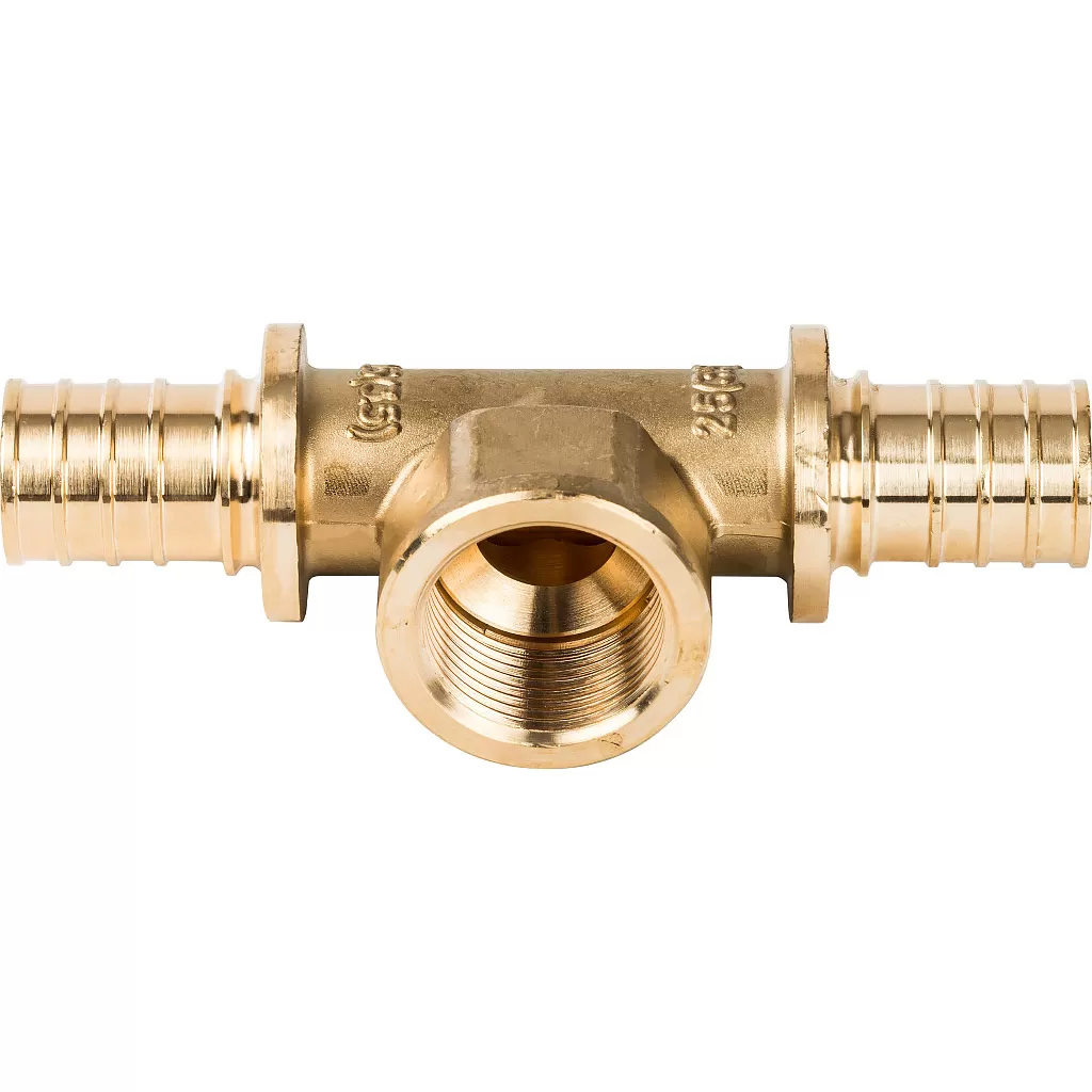 Тройник Stout ВР 25x3/4 для труб из сшитого полиэтилена