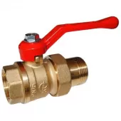 Шаровой кран Галлоп НР-ВР 1 с полусгоном, ручка рычаг, серия Стандарт 222