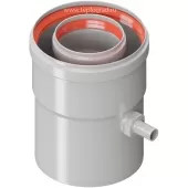 Конденсатоотводчик коаксиальный универсальный Rommer 60/100 Конденсатоотводчик коаксиальный универсальный Rommer 60/100