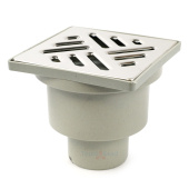 Трап вертикальный Valfex 100x100 с решеткой из нерж. стали