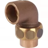 Сгон угловой 42 ВП-ВП Sanha 4096 самоуплотняющийся, бронза 1409642