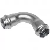 Отвод 90° 28 ВПр-ВПр Sanha 9002A, нержавеющая сталь