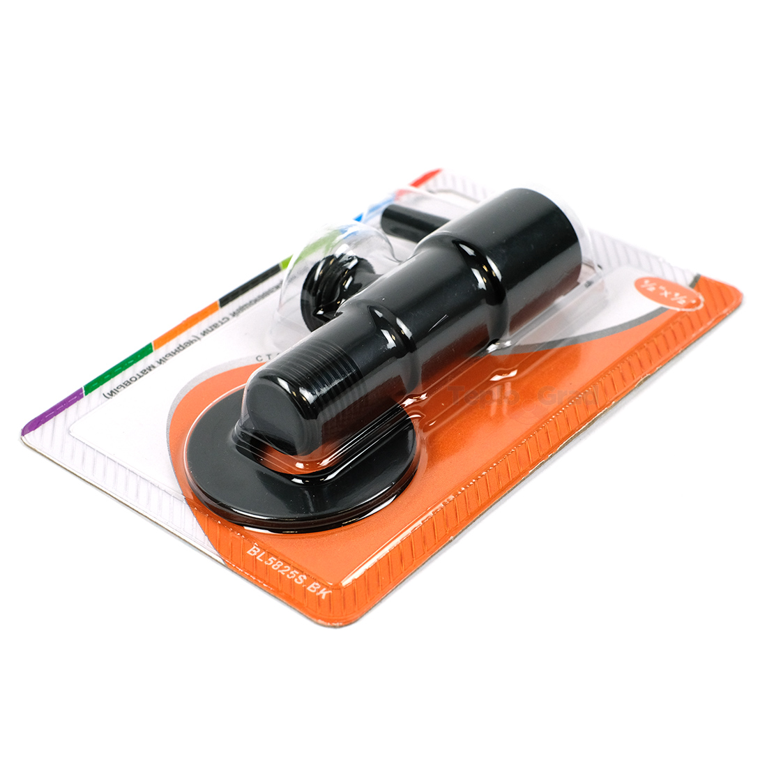 Кран угловой TIM 1/2x1/2 НР нержавеющая сталь (черный матовый) Кран угловой TIM 1/2x1/2 НР нержавеющая сталь (черный матовый)