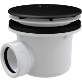 Сифон для душевого поддона AlcaPlast A49BLACK черный матовый