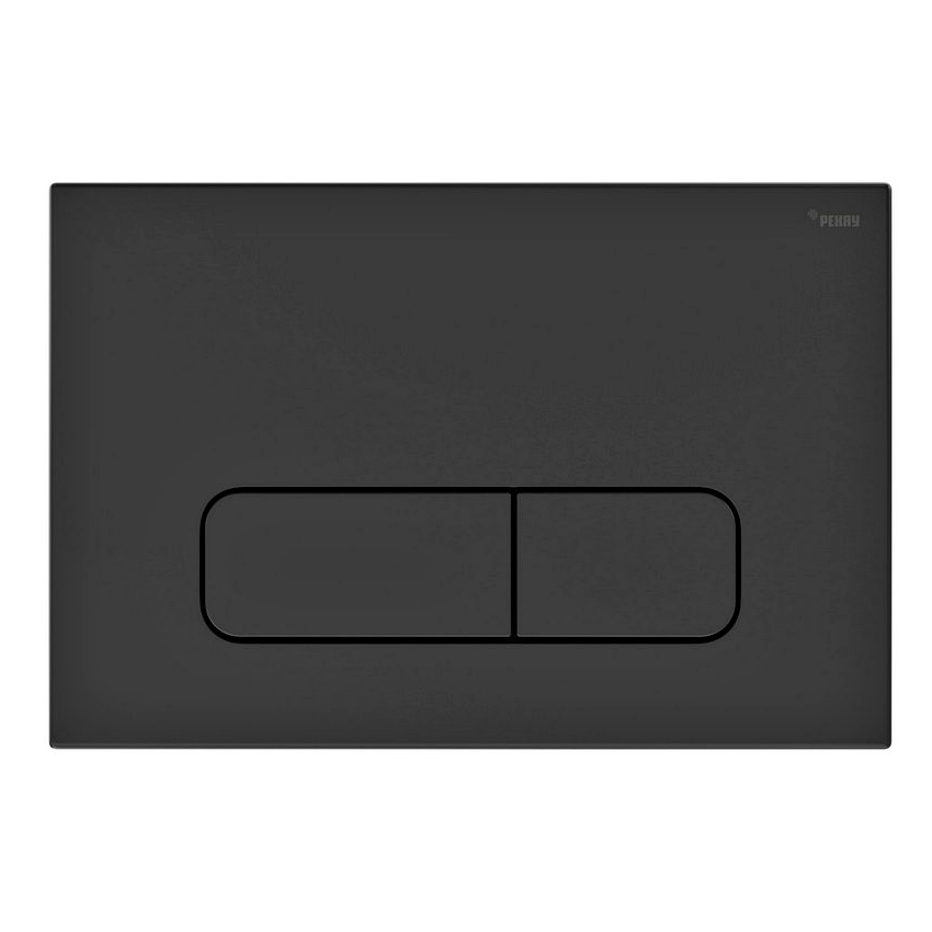 Инсталляция для подвесного унитаза РЕХАУ NovaFlow с панелью Nova Ellipse 001 черной