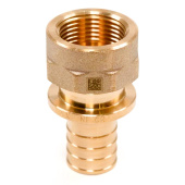 Переходник с внутренней резьбой РЕХАУ MX 16x1/2 латунь Переходник с внутренней резьбой РЕХАУ MX 16x1/2 латунь